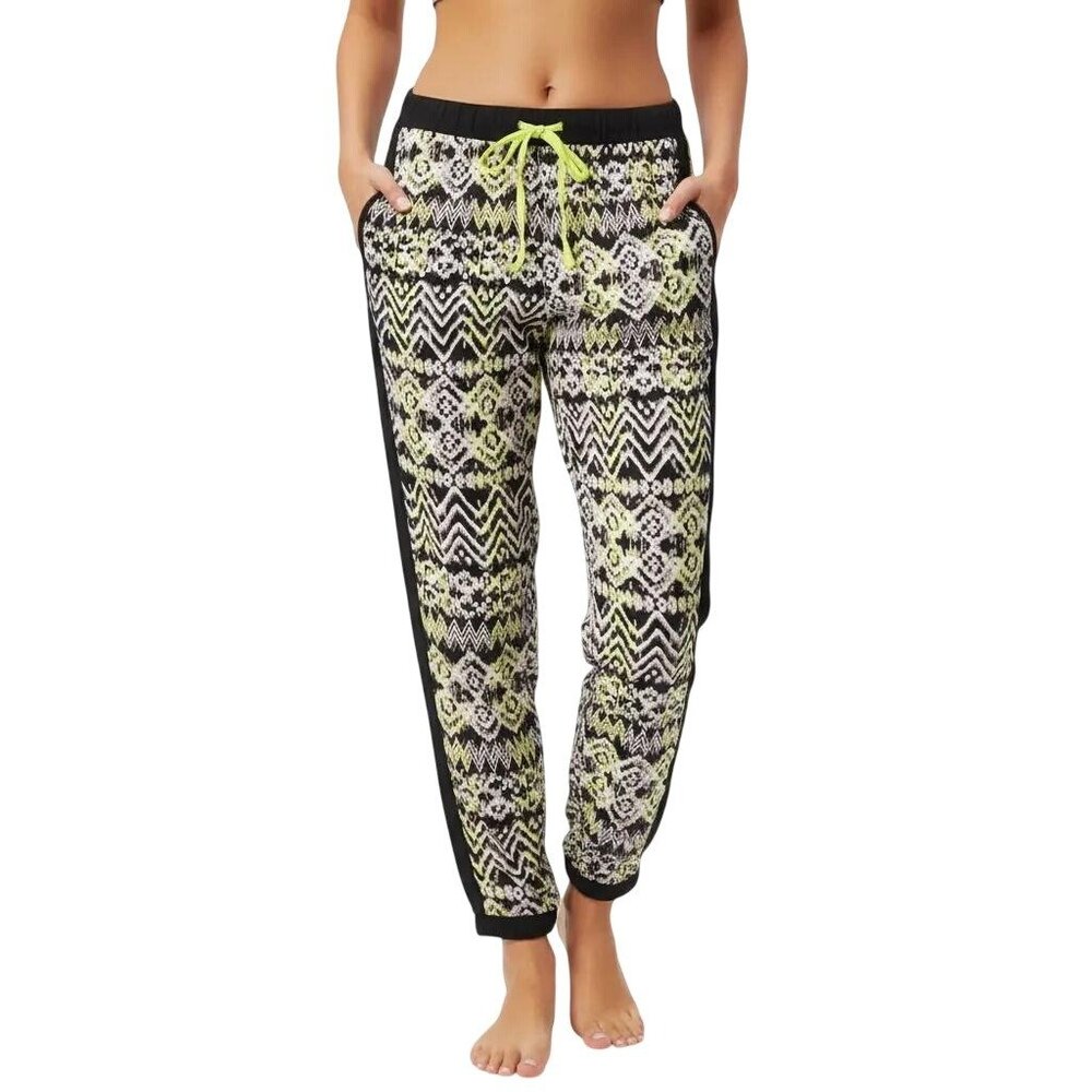 Princess VERA WANG Tuxedo Stripe Printed Spring Training Jogger Pants Size Small